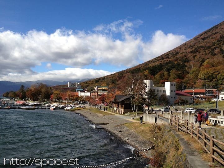 Autumn Leaves on Lake Chuzeji near Nantai Mountain