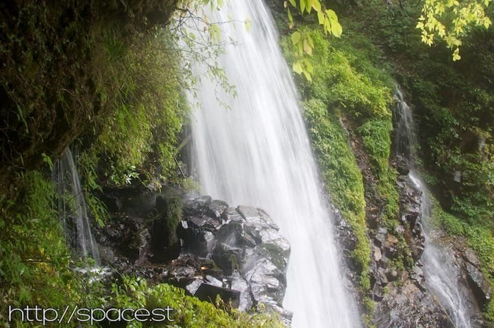 just enough space behind it