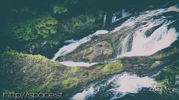 Dragon's Head rock formation in Ryuzu Waterfall, Nikko Japan