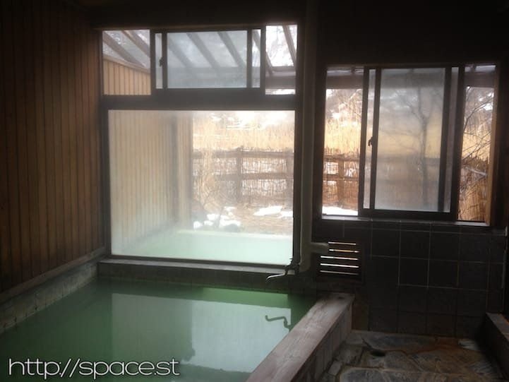 Inside a Yumoto Onsen hot spring inn, Nikko Japan