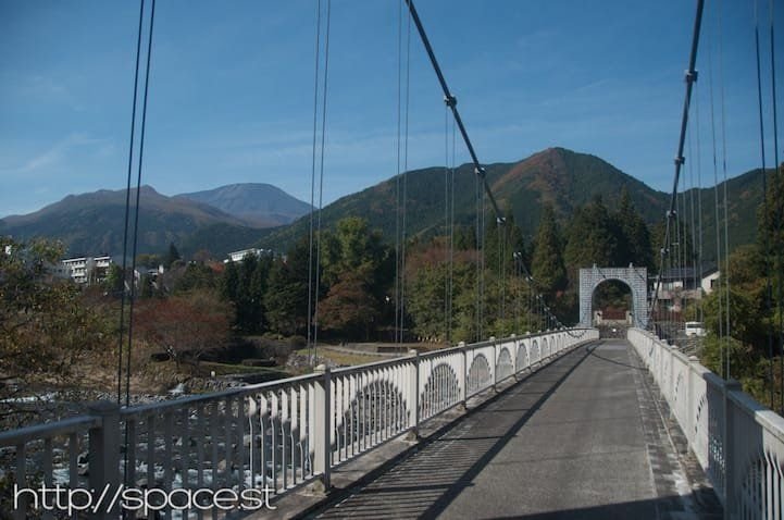 Dainichi Bridge and Nantai Mountain far left background